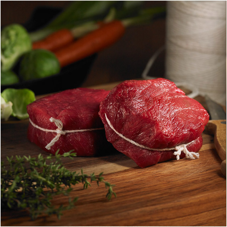 BISON FILET MIGNONS WRAPPED IN BUTCHER CORD